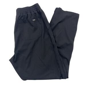 Elle EL180 Snap Bottom Drawstring Scrub Pants Size Medium